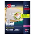 thumbnail image 1 of Avery Repositionable Address Labels w/SureFeed, Laser, 1 x 2 5/8, White, 3000/Box (55160), 1 of 6