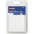 Avery SelfAdhesive Hole Reinforcement Stickers, 1/4" Diameter Hole