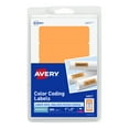 thumbnail image 1 of Avery Self-Adhesive Removable Labels, 1 x 3 Inches, Orange Neon, 200 per Pack (05477), 1 of 4