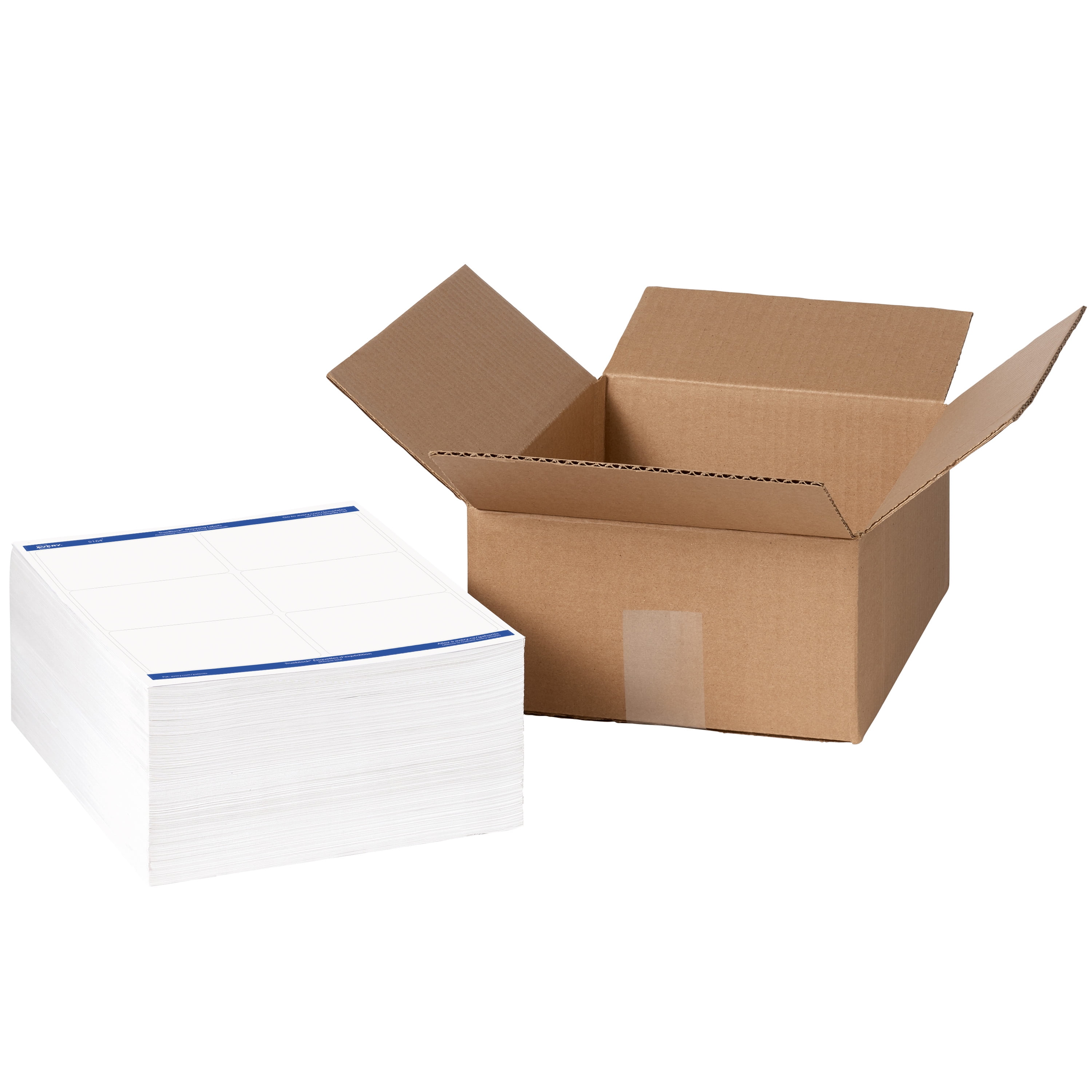 Avery Shipping Labels, Sure Feed, 3-1/3"x4", 3000 White Labels (95905)