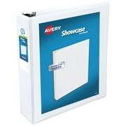 Avery® Showcase Standard View Binder, 3" Slant Rings, White (19751)