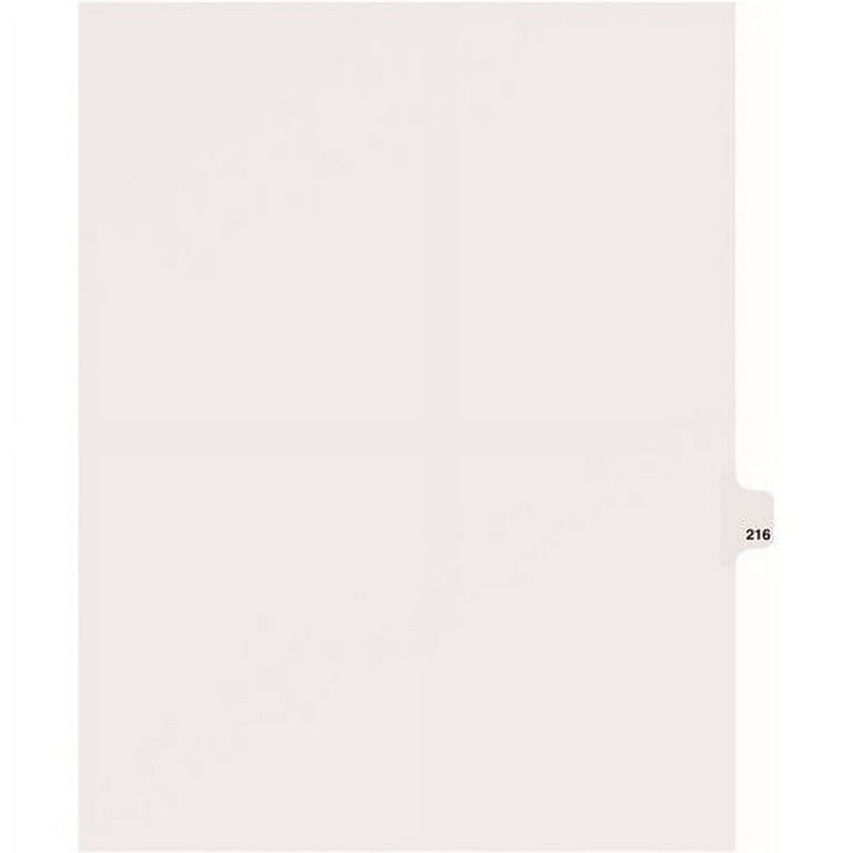 Avery Alllstate Style Individual Legal Dividers - 25 x Divider(s) - Side Tab(s) - 30 - 1 Tab(s)/Set - 8.5 Avery Alllstate Style Individual Legal Dividers - 25 x Divider(s) - Side Tab(s) - 30 - 1 Tab(s)/Set - 8.5