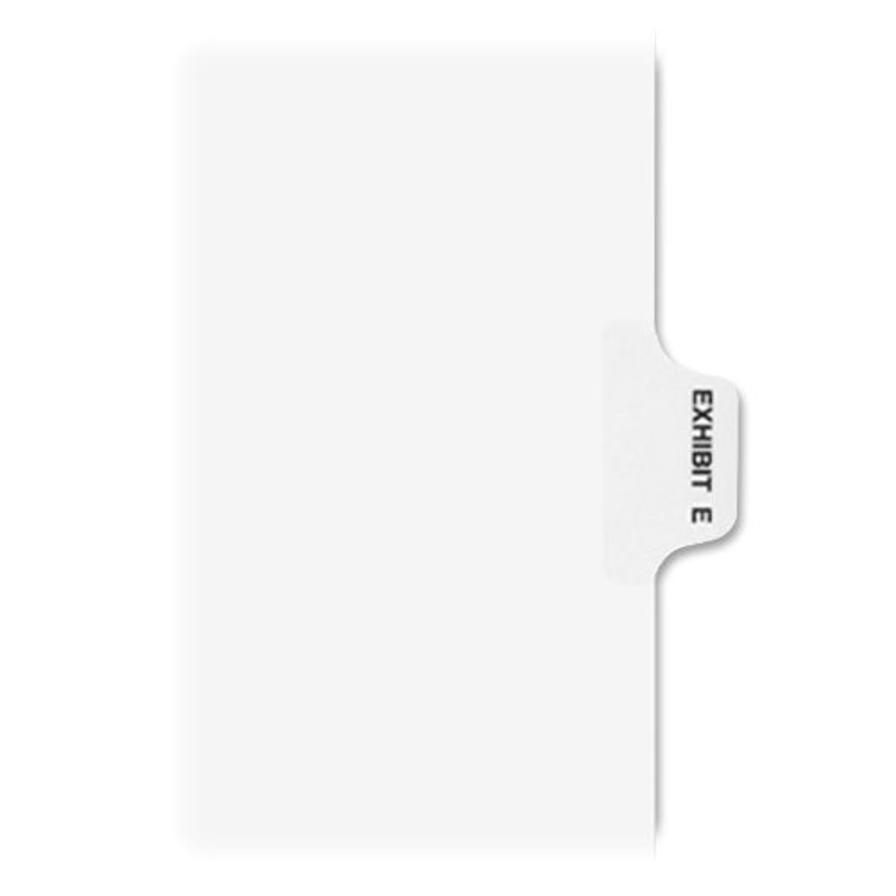 Avery Sidetab Legal Exhibit Index Dividers Printed"e" 8.50" X 11