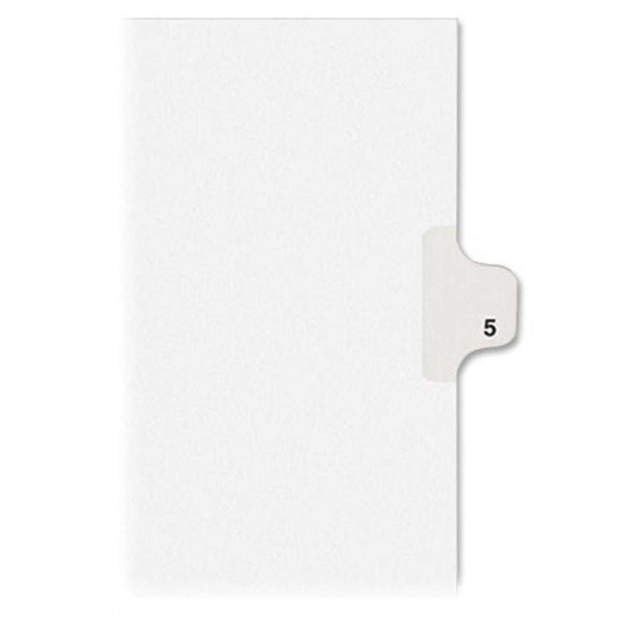 Avery Sidetab Legal Index Divider Printed5 8.50" X 11" 25 / Pack