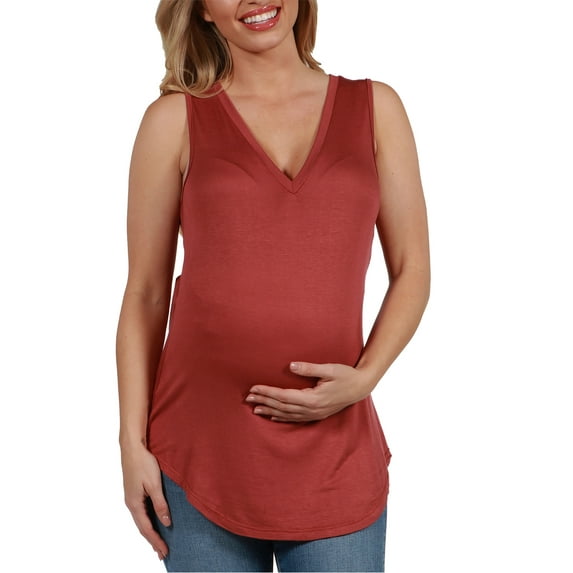 Avery Sleeveless Maternity Tunic Top