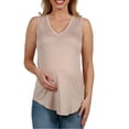 thumbnail image 1 of Avery Sleeveless Maternity Tunic Top, 1 of 3