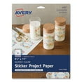 thumbnail image 1 of Avery Sticker Project Paper Laser/Inkjet Multipurpose Labels, 11" x 8.5", Glossy Clear, 1 Label/Sheet, 7 Sheets/Pack | Bundle of 5 Packs, 1 of 6
