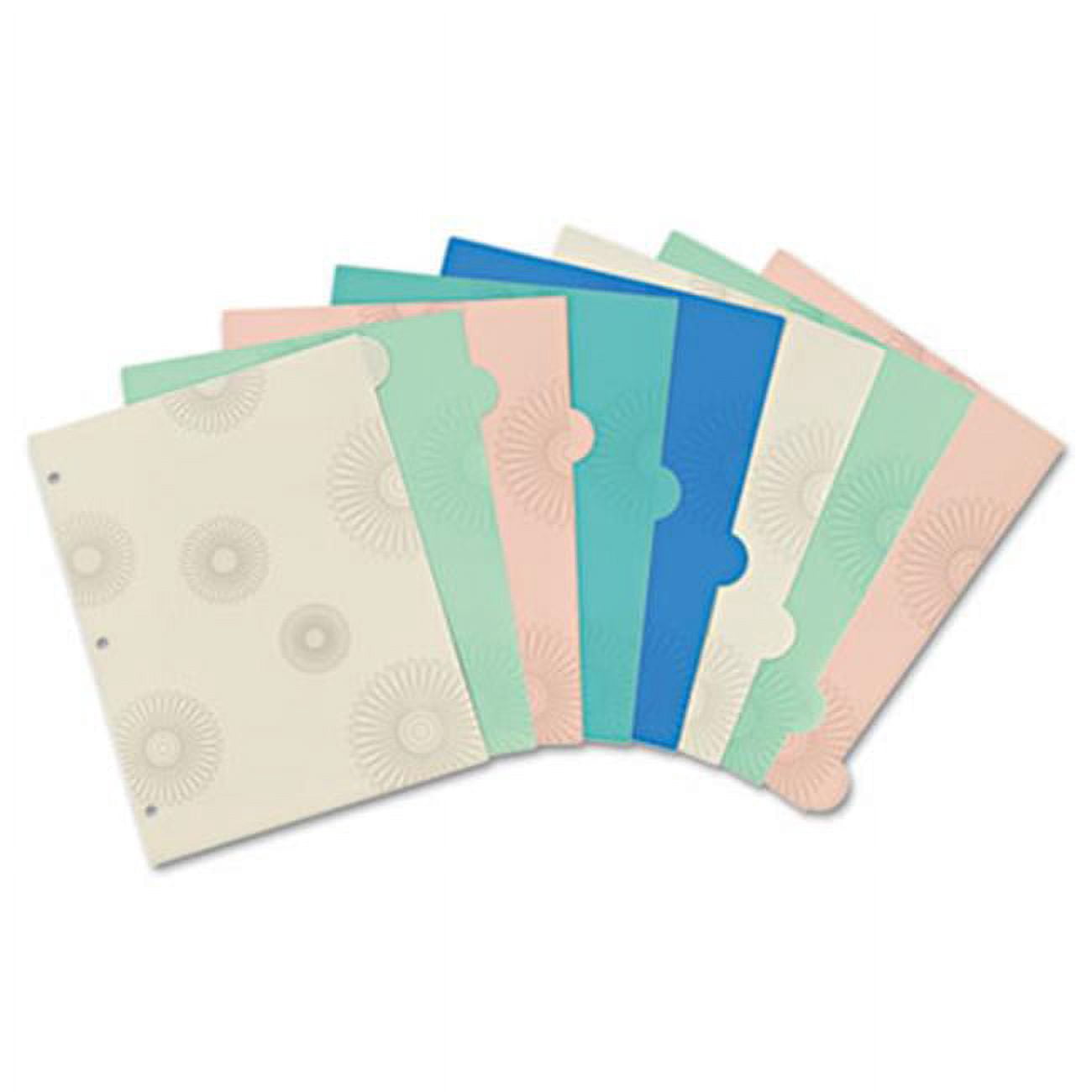 Collection Point Divider Avery Studio Collection Write-On Dividers- 11x8.5- 8-Tab- Flowers ...