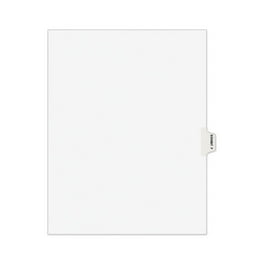 Avery-Style Preprinted Legal Bottom Tab Divider, 26-Tab, Exhibit J, 11 x 8.5, White, 25/PK Avery-Style Preprinted Legal Bottom Tab Divider, 26-Tab, Exhibit J, 11 x 8.5, White, 25/PK