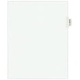 thumbnail image 1 of Avery-Style Preprinted Legal Side Tab Divider Exhibit W, Letter, White, 25/Pack, 1393, 1 of 6
