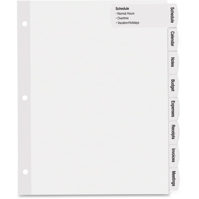 Avery Tab Divider (ave-14439) - Walmart.com