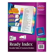 Avery Table of Contents Dividers, Ready Index, 26 Preprinted Tabs A-Z