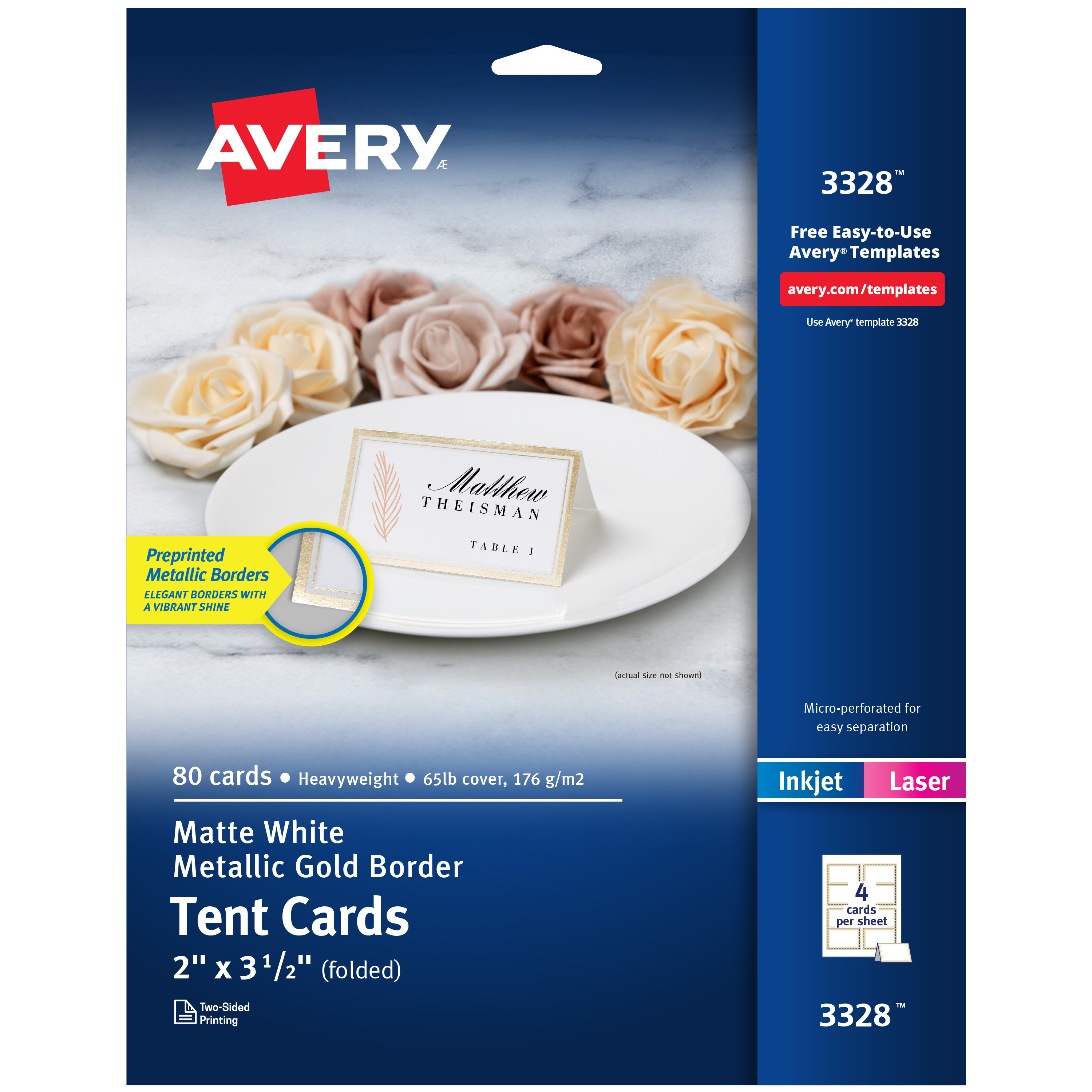 Avery table tents 2025