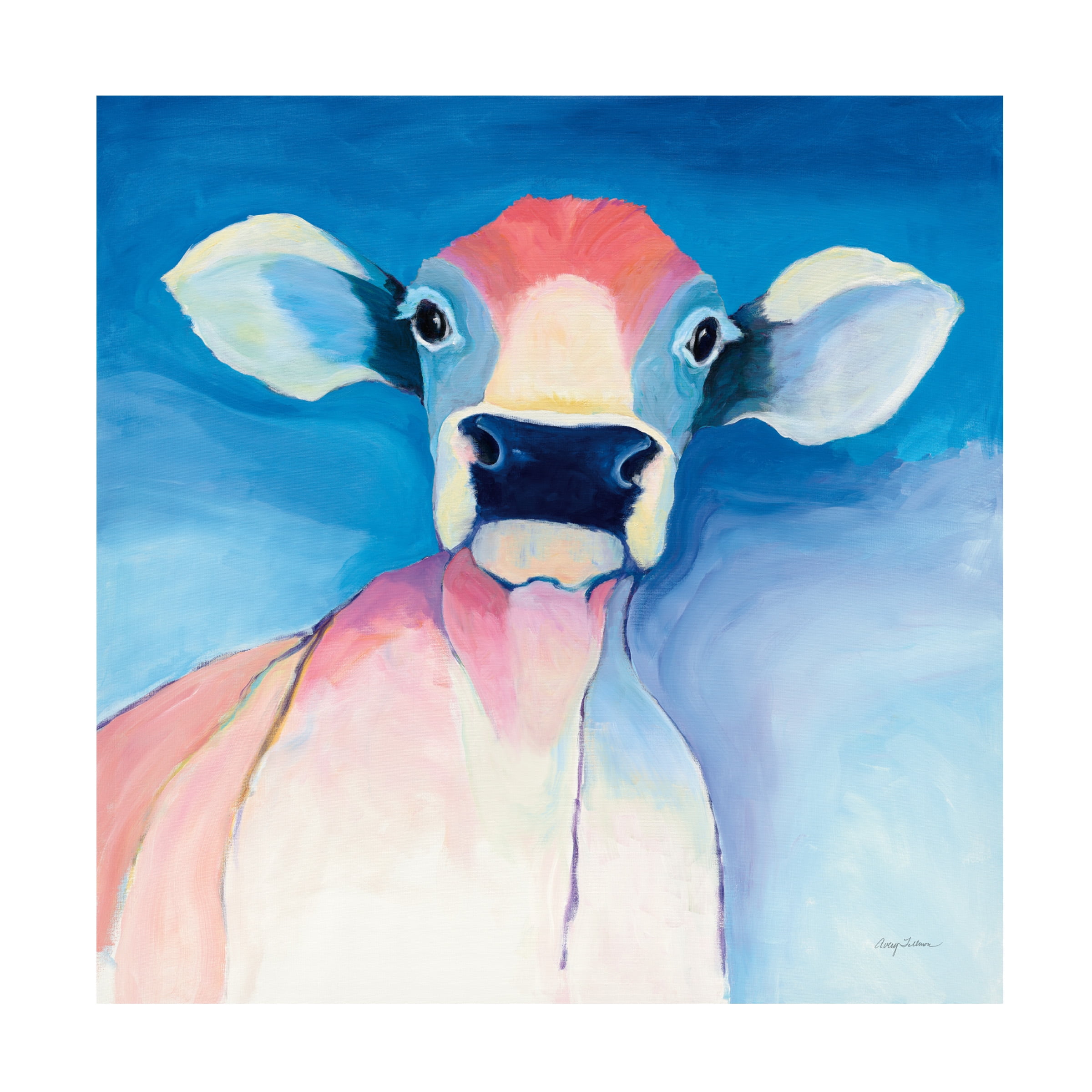 Avery Tillmon 'Bella Blue' Canvas Art