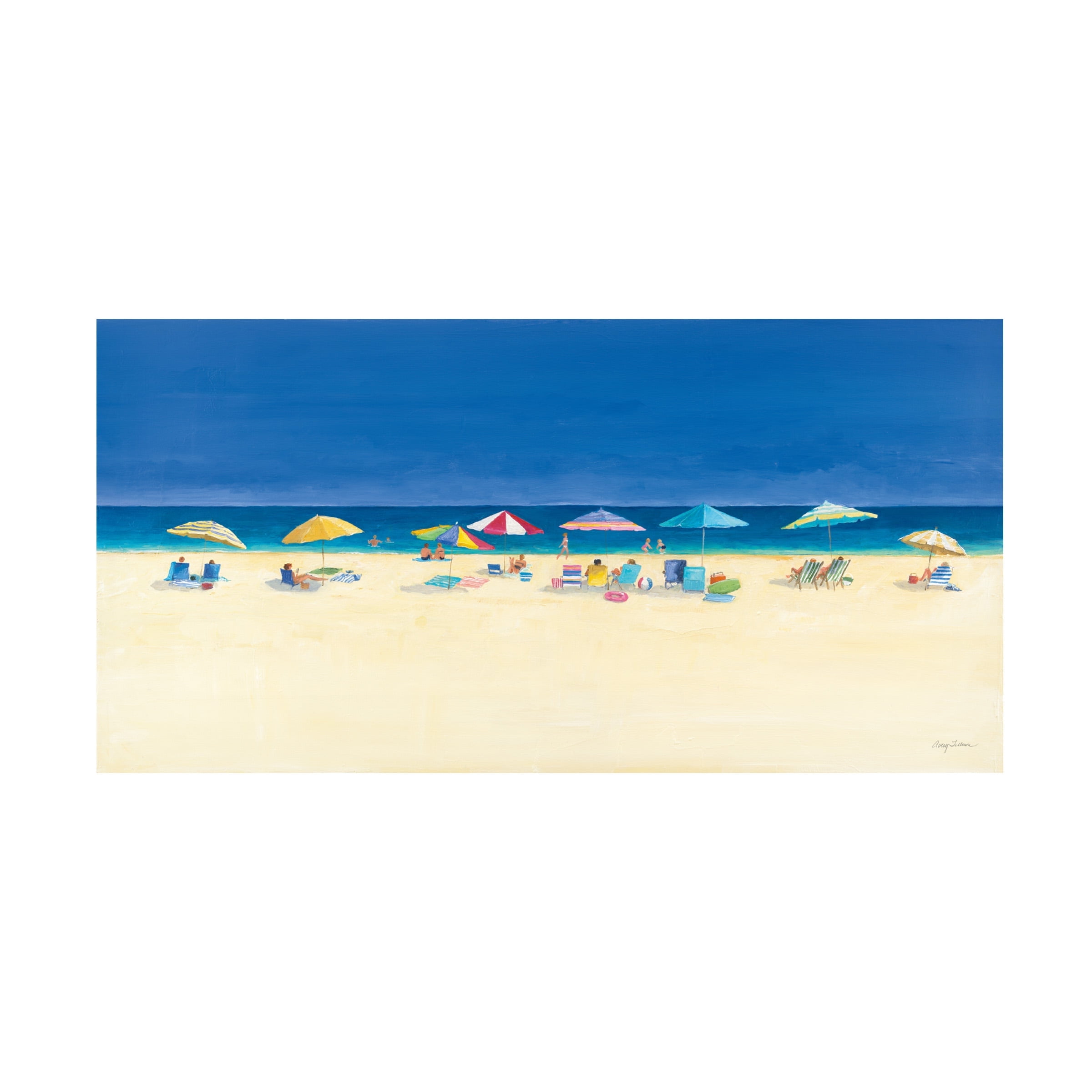 Avery Tillmon 'Day at the Beach' Canvas Art