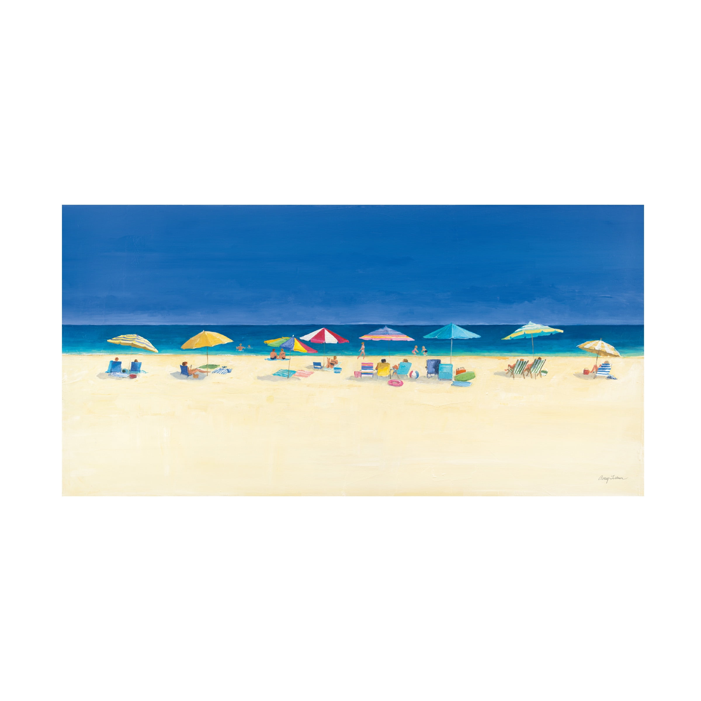 Avery Tillmon 'Day at the Beach' Canvas Art