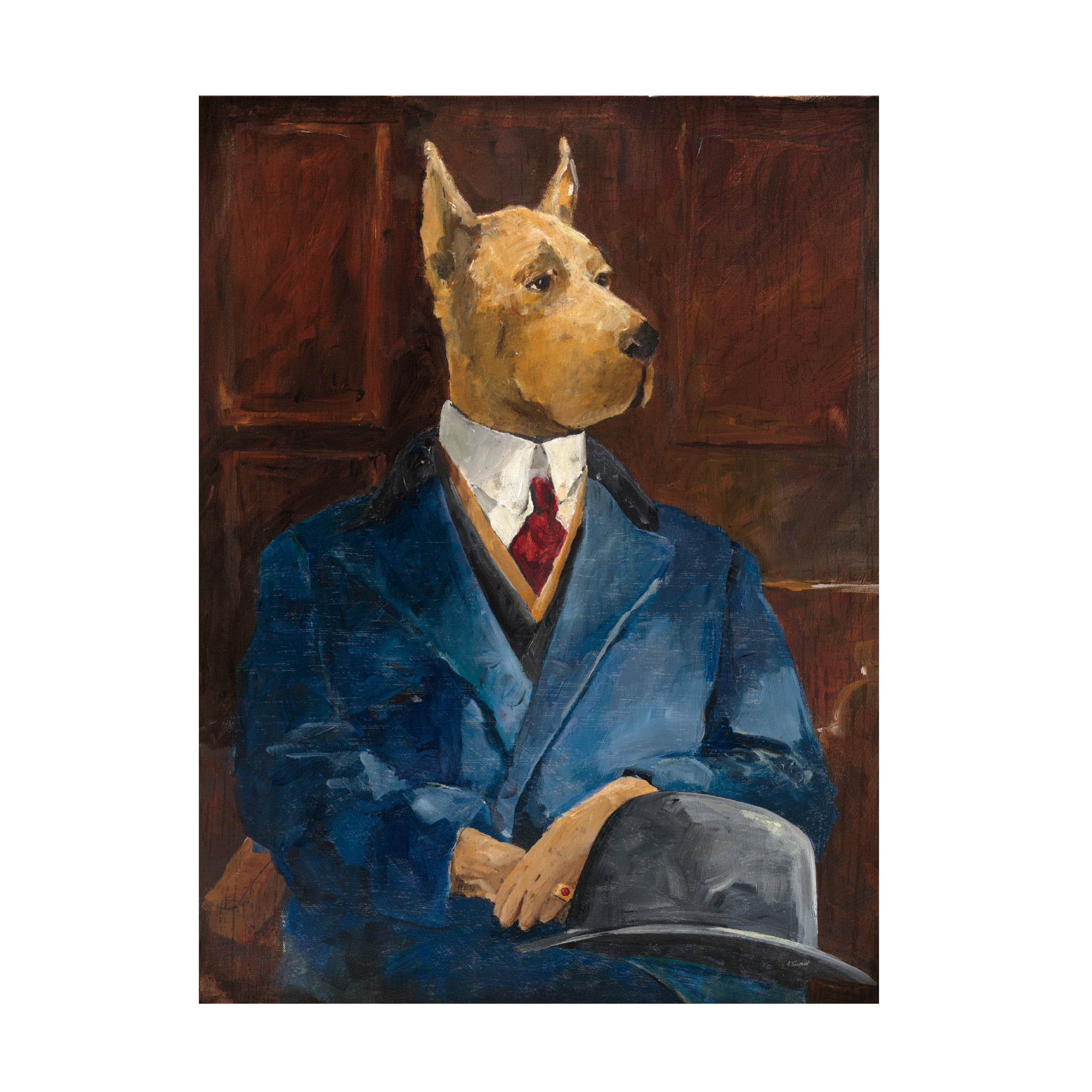 Avery Tillmon 'Inspector Dogleash' Canvas Art