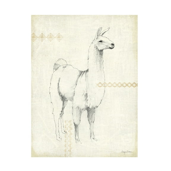 Avery Tillmon 'Llama Land XI' Canvas Art