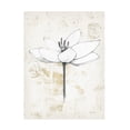 thumbnail image 1 of Avery Tillmon 'Pencil Floral I Gold' Canvas Art, 1 of 3