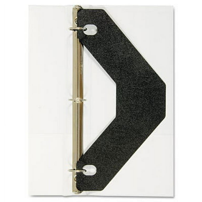 Triangle Shaped Sheet Lifter for Three-Ring Binder, Black, 2/Pack Triangle Shaped Sheet Lifter for Three-Ring Binder, Black, 2/Pack