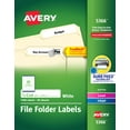 thumbnail image 1 of Avery File Folder Labels, 2/3" x 3-7/16", 1,500 White Labels (5366) - 5 Pack, 1 of 8