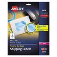 thumbnail image 1 of Avery Vibrant Laser Color-Print Labels w/ Sure Feed, 3.75 x 4.75, White, 100/PK (6878), 1 of 1