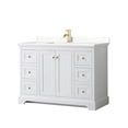 thumbnail image 1 of Wyndham Collection WCV232348SWGGTUNSMXX Avery 48" Free Standing Single Basin Vanity Set -, 1 of 7