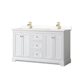 thumbnail image 1 of Wyndham Collection WCV232360DWGWQUNSMXX Avery 60" Free Standing Double Basin Vanity Set -, 1 of 7