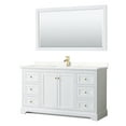thumbnail image 1 of Wyndham Collection Wcv232360s-Qtz-Unsm58 Avery 60" Free Standing Single Basin Vanity Set -, 1 of 7