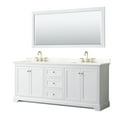 thumbnail image 1 of Wyndham Collection WCV232380DWGGTUS3M70 Avery 80" Free Standing Double Basin Vanity Set -, 1 of 7