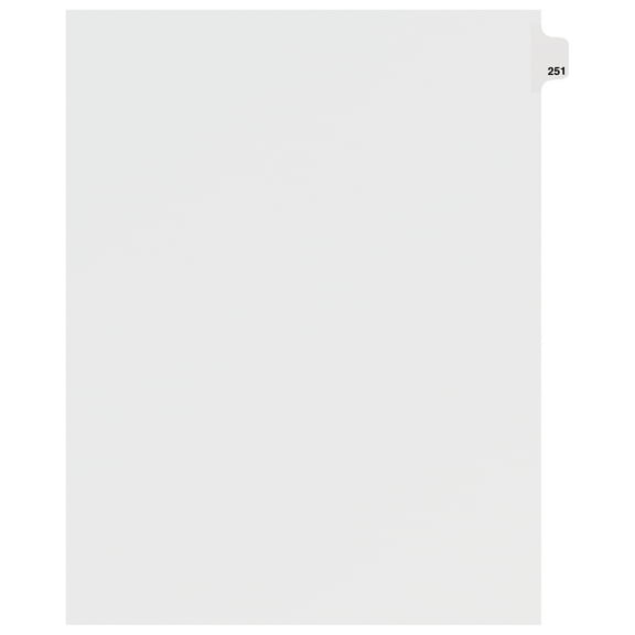 Avery, AVE82467, Side Tab Individual Legal Dividers, 1