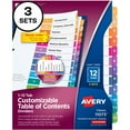 Avery® Customizable Table Of Contents Dividers, Ready Index(r