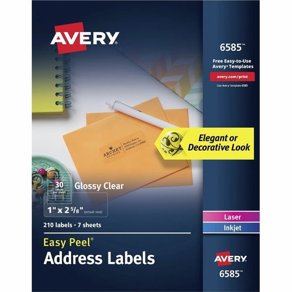 Avery Easy Peel Address Label 06585