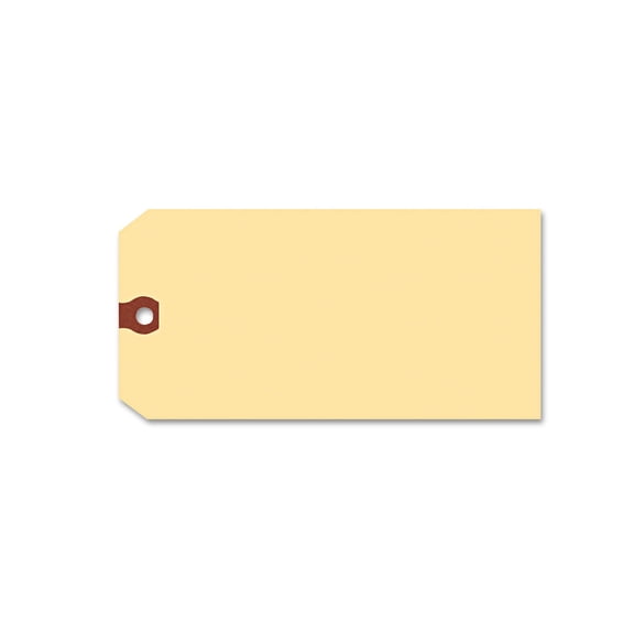Avery unstrung Shipping Tags, 11.5 pt. Stock, 6-1/4" x 3-1/8", 1,000 Manila Hang Tags (12308)