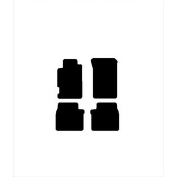 Averys Floor Mats 1433-701 Custom-Fit Nylon Carpeted Floor Mats For 1999-2003 Acura Tl Series, Black, 4 Piece Set