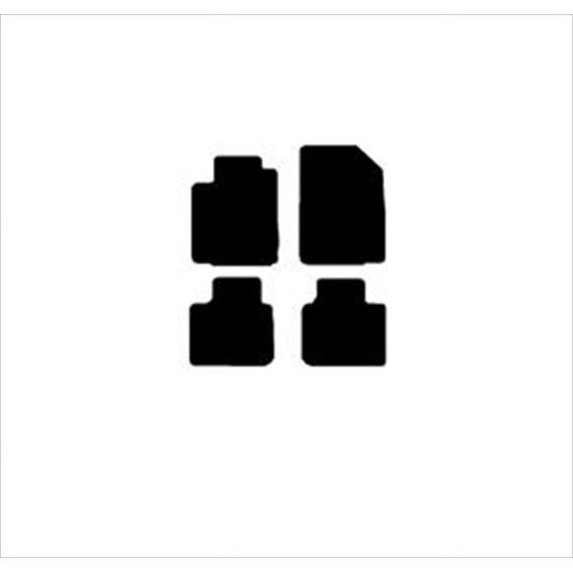 Averys Floor Mats 2468-701 Custom-Fit Nylon Carpeted Floor Mats For 2007-2012 Lexus Es350, Black, 4 Piece Set