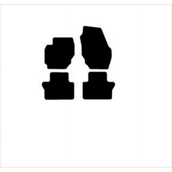 Averys Floor Mats 2590-701 Custom-Fit Nylon Carpeted Floor Mats For 2007-2014 Volvo S80, Black, 4 Piece Set