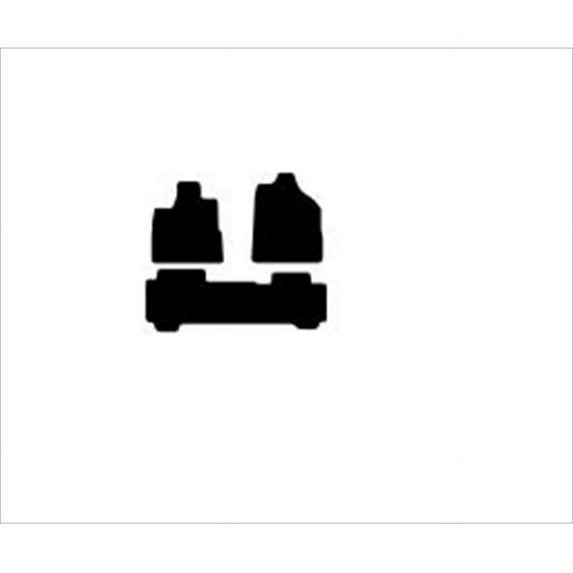 Averys Floor Mats 3618-718 Custom-Fit Nylon Carpeted Floor Mats For 2005-2008 Honda Pilot, Gray, 3 Piece Set