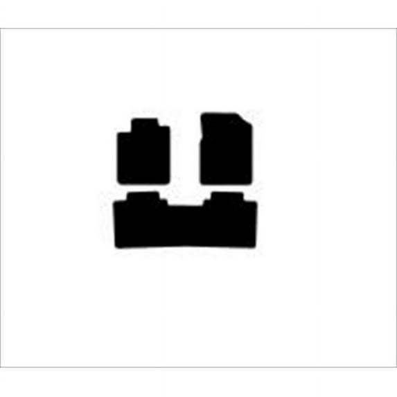 Averys Floor Mats 4094-718 Custom-Fit Nylon Carpeted Floor Mats For 2005-2012 Toyota Avalon, Gray, 3 Piece Set