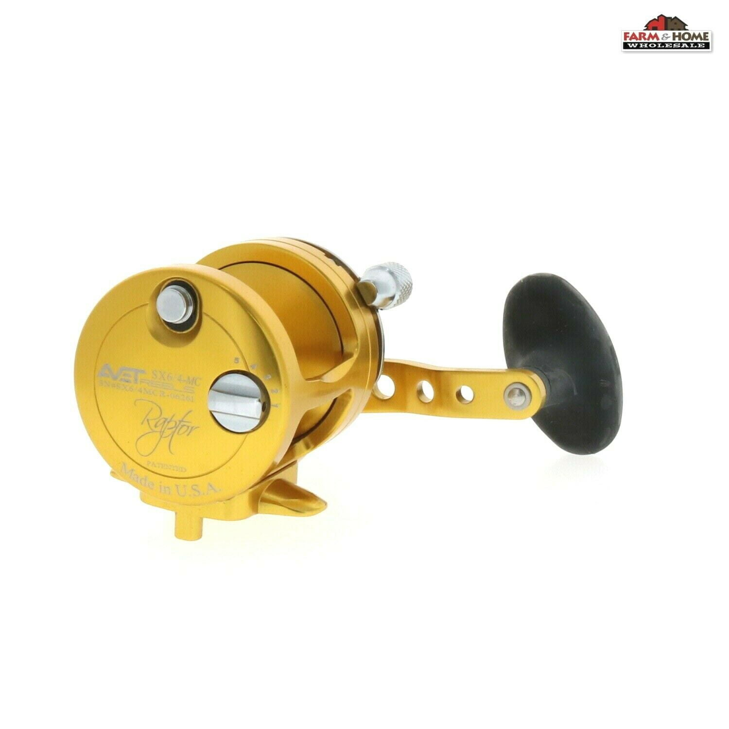 Avet SX 6/4 Raptor Gold Right Hand Fishing Reel ~ NEW