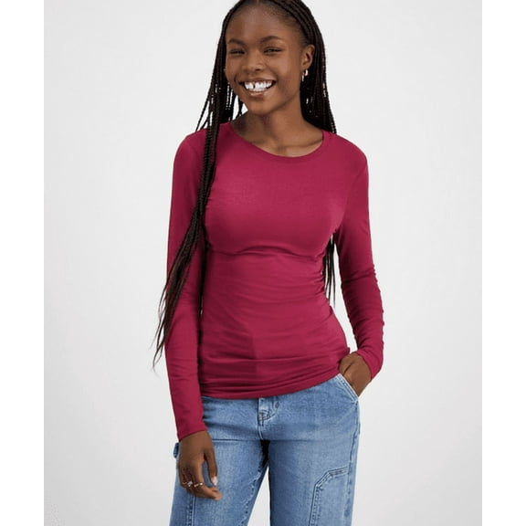 Aveto Juniors' Long-Sleeve T-Shirt - Beaujolais