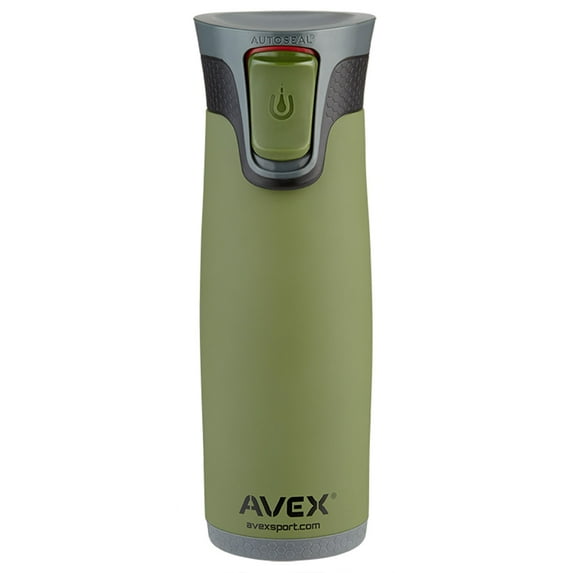 Avex 16 oz Highland Autoseal Stainless Insulated Travel Mug - Olive