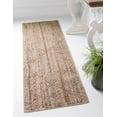 thumbnail image 1 of Avgari Creation Eco Friendly Beige Hand Braided Rectangle Living Room ,Office Area Rug Rag Rug Modern Carpet 3x10" Sq Feet, 1 of 5
