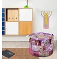 thumbnail image 1 of Avgari Creation Indian Pouf Footstool With Embroidery Pouf, Indian Cotton, Pouf, Ottoman Pouf Cover Ethnic Decor Art 22x14x22 Inch, Purple, 1 of 4