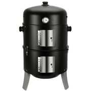Avger 16-Inch BBQ Charcoal Grill with 6-in-1 Cooking Modes, Thermometer & Detachable Design