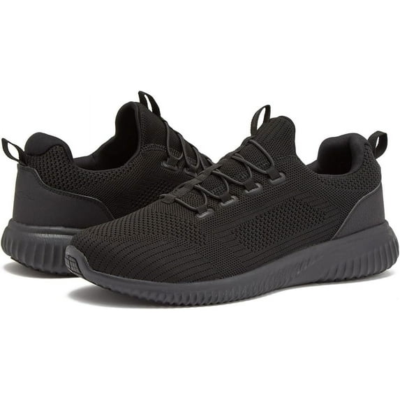 Avia Anchor Black Slip Resistant Mesh Slip-on Shoes for Men