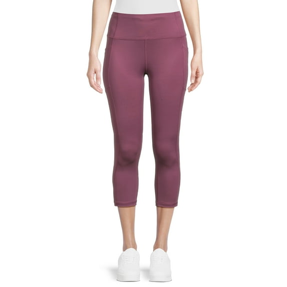 Avia Core Performance Printed Capri Leggings; Comfortable Waistband, Athletic Pants (Women's)