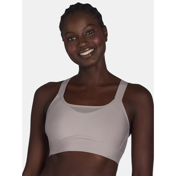 Avia Women's Active Fit High Support Sports Bra, L - Gray