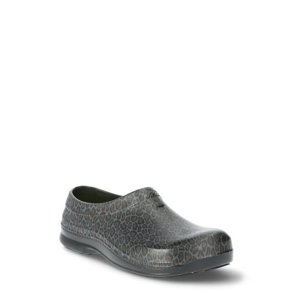 Avia Flame Slip Resistant Clogs For Women, Slip On Work Shoes for Food Service, Garden, or Nursing