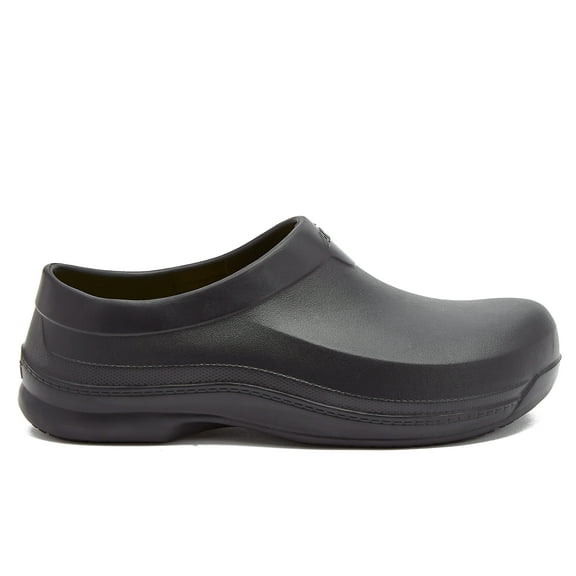 Avia Flame Slip Resistant Clogs for Women, Slip on Work Shoes, Black